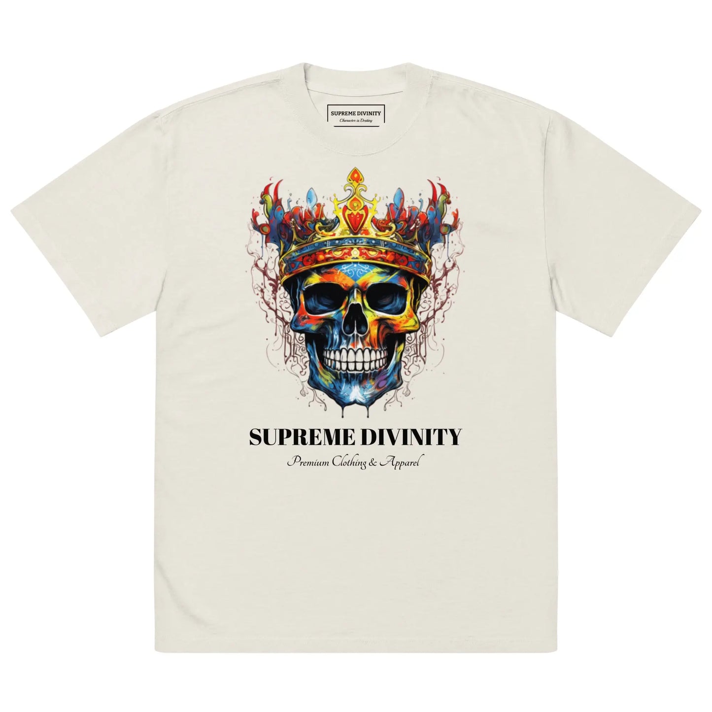 Oversized faded t-shirt - Supreme Divinity