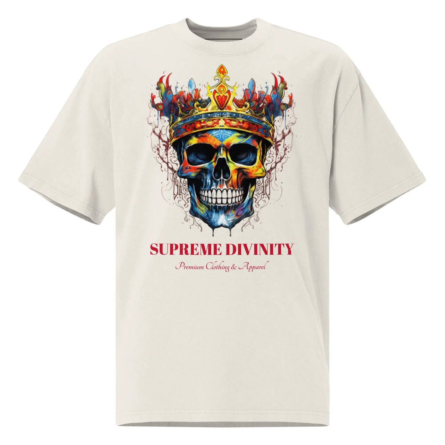 Oversized faded t-shirt - Supreme Divinity