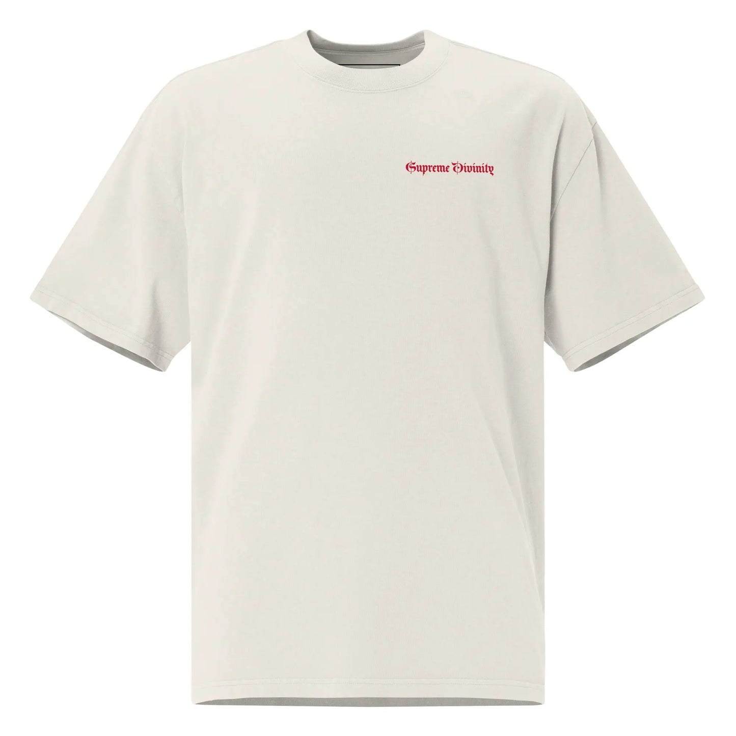 Oversized faded t-shirt - Supreme Divinity