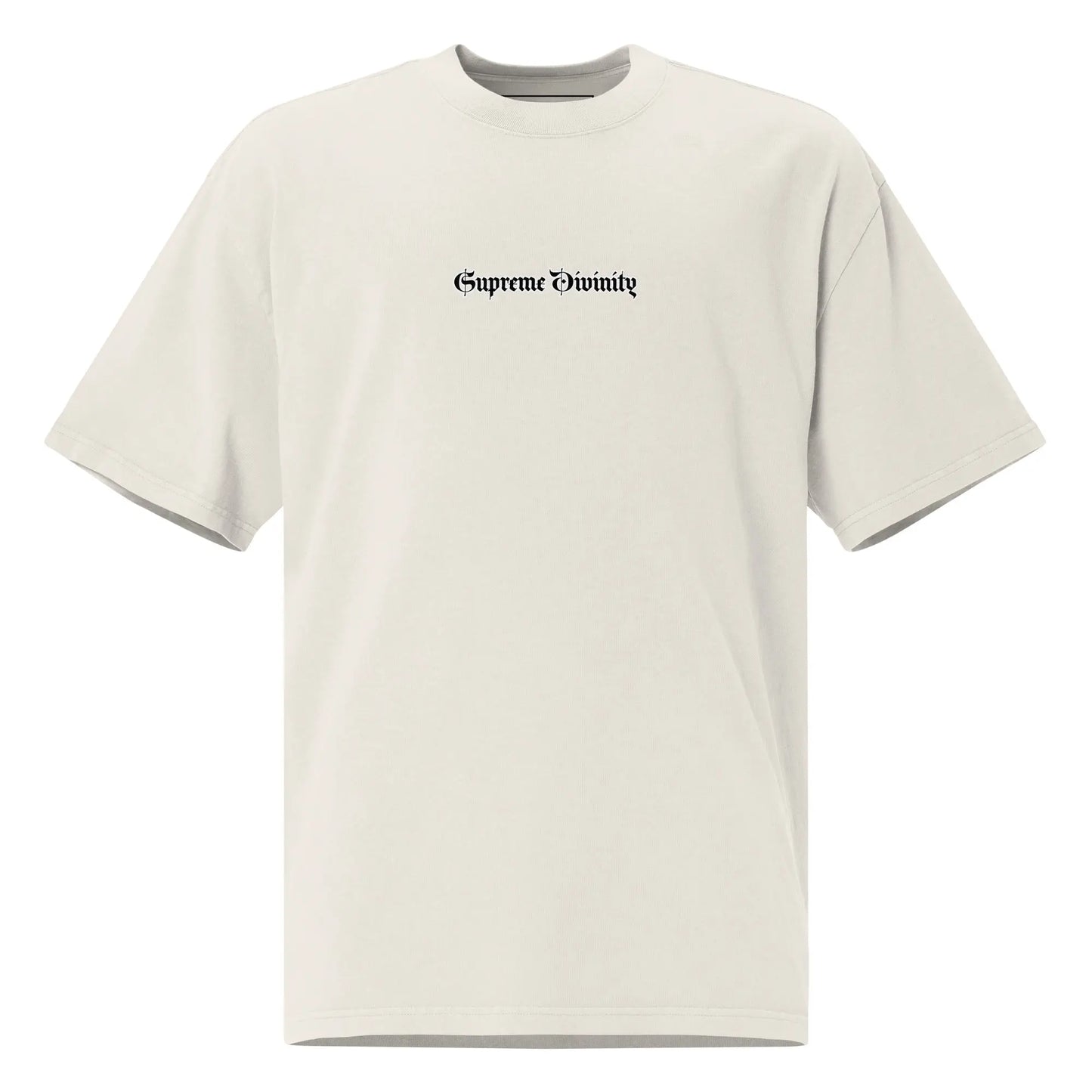 Oversized faded t-shirt - Supreme Divinity