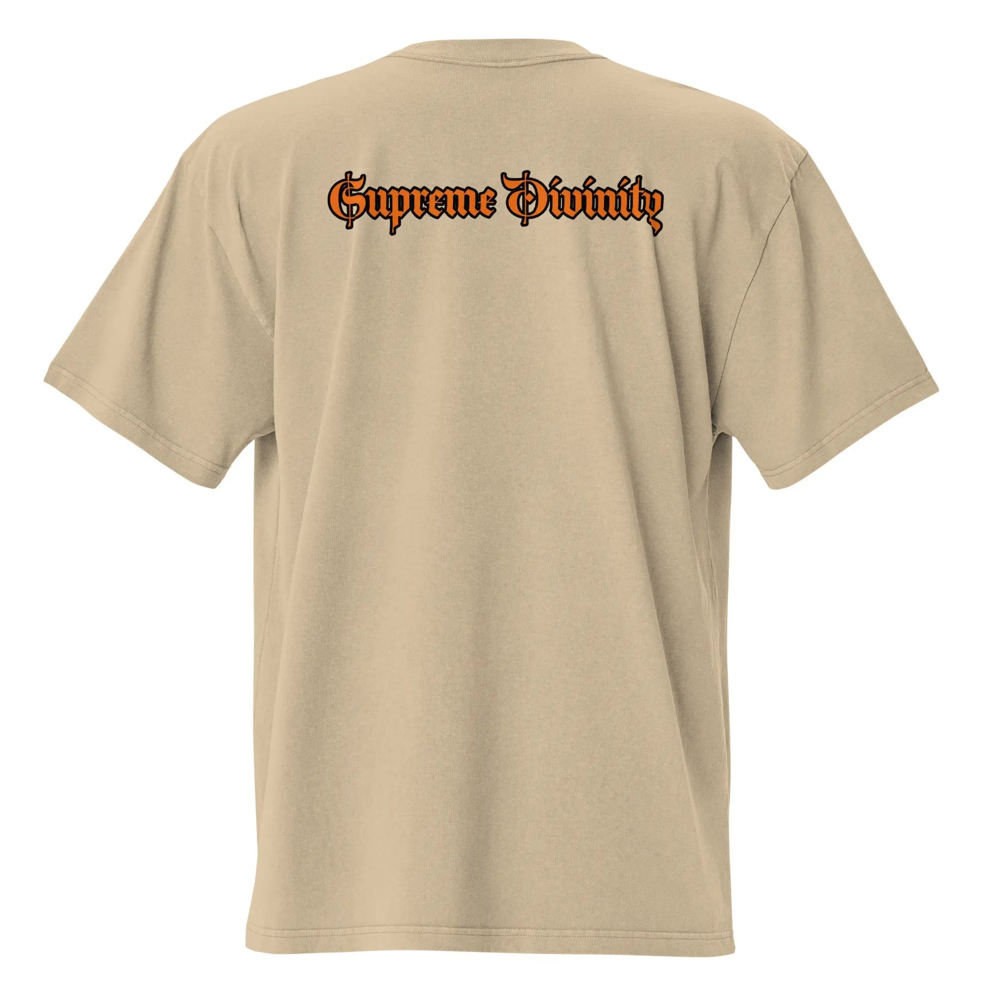 Oversized faded t-shirt - Supreme Divinity