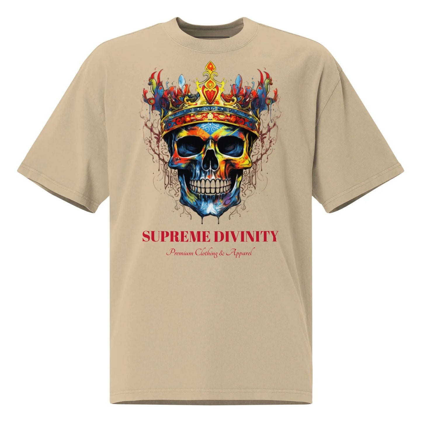 Oversized faded t-shirt - Supreme Divinity