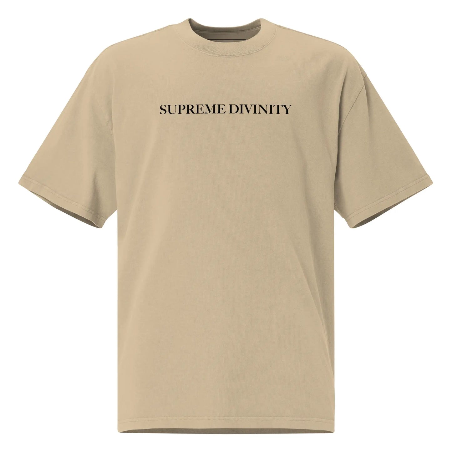 Oversized faded t-shirt - Supreme Divinity